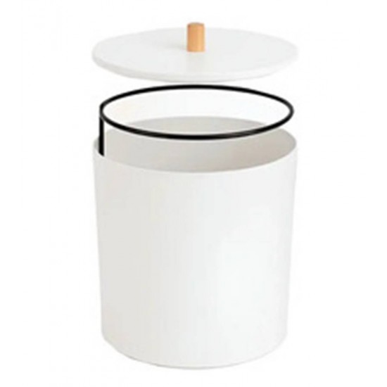 Lixeira Com Tampa 5 Litros White Eco design 